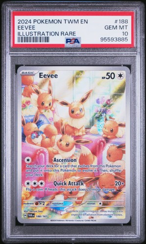 (TWM 188) Eevee - PSA 10 - CERT 95593885 - Front