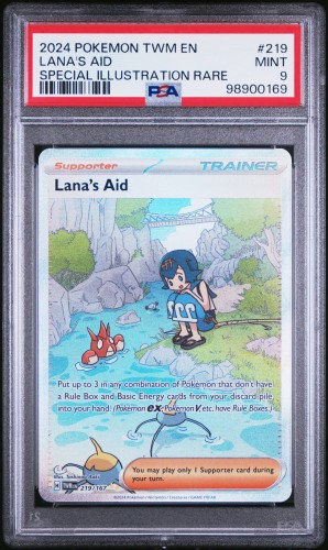 (TWM 219) Lana's Aid - PSA 9 - CERT 98900169 - Front