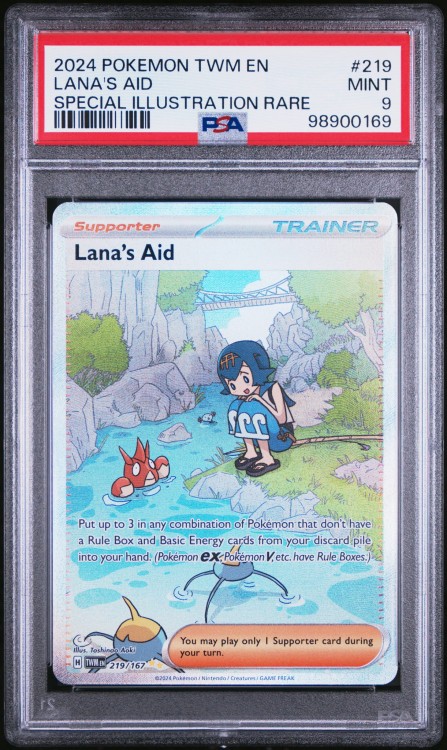(TWM 219) Lana's Aid - PSA 9 - CERT 98900169 - Front