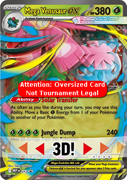 (MEP 013) Mega Venusaur ex Jumbo Promo