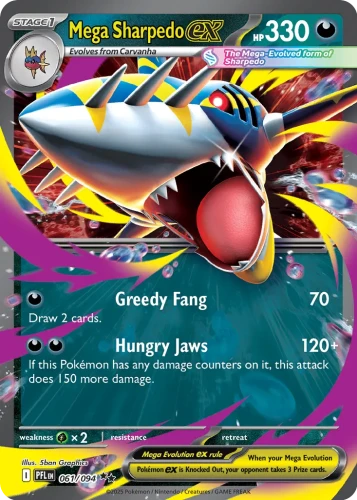 (PFL 061) Mega Sharpedo ex
