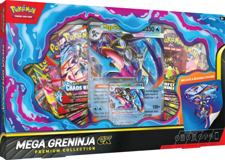 Pokémon TCG: Mega Evolution - Mega Greninja ex Premium Collection